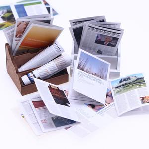 Casa de muñecas Miniatura Color Periódico BJD Mini Realista Revista de <span class=keywords><strong>noticias</strong></span> OB11 Accesorios de tiro - Product Image 3