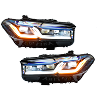 Pour BMW G30 G38 Série 5 2018-2023 Phare LED Matrix Six feux bas Six feux hauts Tricolore Bleu Sourcil DRL Protocole OEM Lumière Respirante