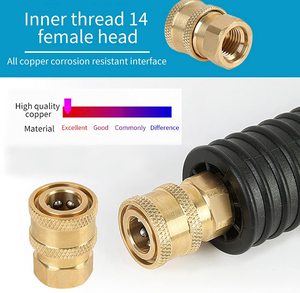 Juego de adaptadores de arandela de presión, conector rápido, conjunto Universal de conexión rápida 1/4 - Product Image 5