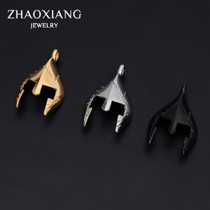 Colgantes para Casco, Collares para Hombre y Mujer, Chapados en Oro/Rosado/Negro, Joyería de Acero Inoxidable, Estilo Vikingo, Acier Inoxydable, Bijoux - Product Image 5