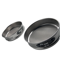 Tamis de laboratoire en acier inoxydable de 200 mm, mailles 100, 120, 140, 170, 200, 0,15-0,075 mm pour le criblage et la granulométrie des particules