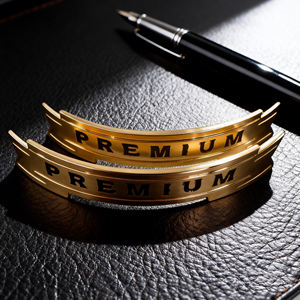 Placa de Identificación de <span class=keywords><strong>Aluminio</strong></span> Grabada, Etiqueta Metálica 3D para Bicicleta, Pegatinas de Marca, Pin Metálico, Etiqueta de Acero Inoxidable - Product Image 1