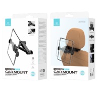 Support de tablette pour siège de voiture Techancy, magnétique, en plastique ABS, hauteur réglable, support de téléphone portable portable, modèle TM09154