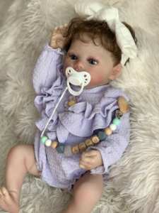 Muñeca Reborn de Silicona Realista de Cuerpo Completo, Económica, con Ropa, Tamaño Personalizado para Niña - Product Image 3