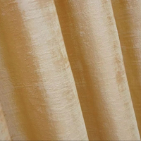 Pasokan Pabrik Polyester Gorden Ruang Tamu, Beludru Tirai Kain Cortinas