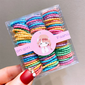 कैंडी रंग के बच्चों के हेयरबैंड, उच्च गुणवत्ता वाले रबर हेयरबैंड थोक, 90 टुकड़ों/बॉक्स, फैशनेबल कारखाने प्रत्यक्ष बिक्री - Product Image 6
