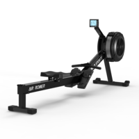 VIMDO VAR03 Rameur à Air Commercial, Machine de Rame, Équipement de Gym CrossFit pour le Fitness