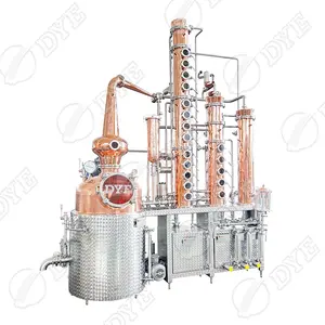 DYE alcohol distiller 300l copper distillation equipment whiskey,gin,vodka still