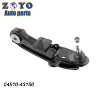 Pièces 54510-43150 54540-43150 Bras de suspension inférieur avant réglable en acier pour Hyundai GRACE H100 VAN 93-04