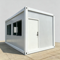 Maison conteneur modulaire pliable en Z et en X, portable, étanche, démontable, construction en acier, pour dortoir, villa, mini-maison