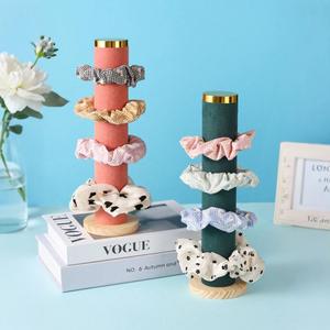 Support de rangement vertical pour affichage de bijoux tête <span class=keywords><strong>corde</strong></span> cheveux chouchou cylindrique Bracelet <span class=keywords><strong>anneau</strong></span> compteur support accessoires accessoire - Product Image 4