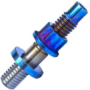 Jintai M8 M6 M12 M14 Gr5 titane boulon à bride hexagonale écrou <span class=keywords><strong>de</strong></span> <span class=keywords><strong>roue</strong></span> <span class=keywords><strong>goujon</strong></span> automobile moto course haute résistance - Product Image 1