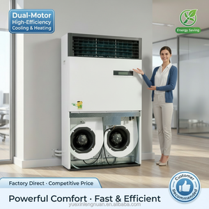Commercial 10HP Vertical <b>Fan</b> Coil Unit Floor <b>Standing</b> Chilled Water FCU for Grand Hall Large Event Space HVAC Solution - Product Image 4