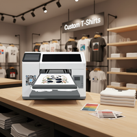 Imprimante DTG entièrement automatique Reeleyin, encre de revêtement textile, impression numérique AI pour vêtements en coton, impression de t-shirts