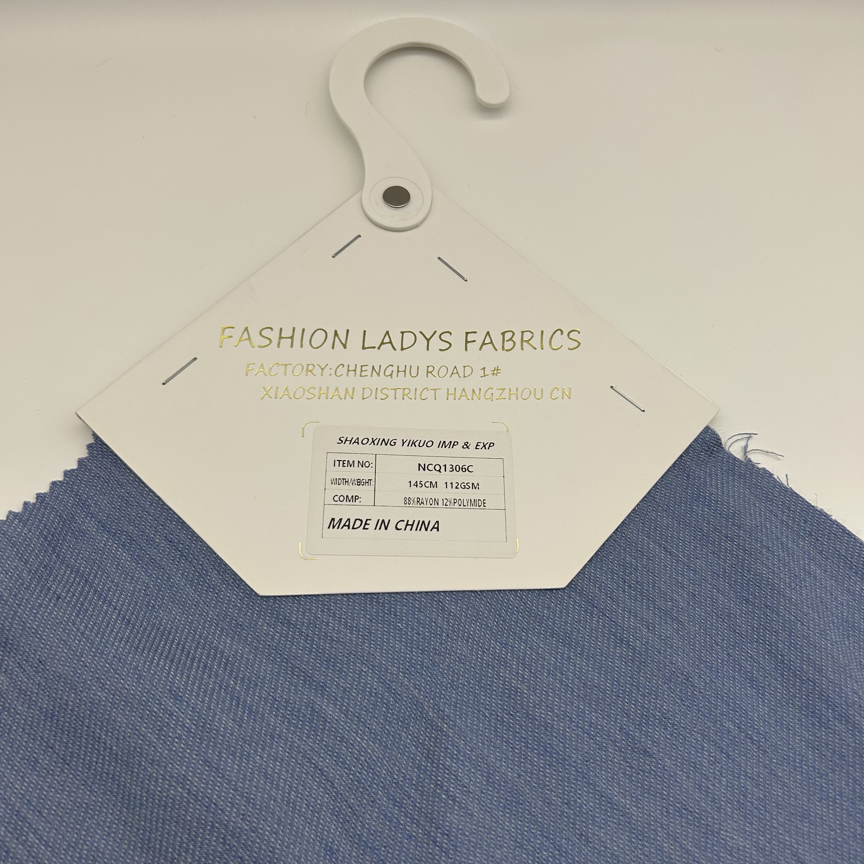 Premium Soft Woven Textile Fabric - Breathable for Clothing & SewingNCQ1306C