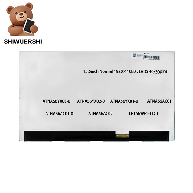 Wholesale 15.6" Laptop Lcd Normal Screen ATNA56YX03-0 ATNA56YX02-0 ATNA56YX01-0 ATNA56AC01 ATNA56AC01-0 ATNA56AC02 LP156WF1-TLC1