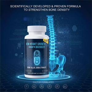 Integratore di Calcio a Base di Erbe del Produttore OEM, Capsule per il Supporto della Forza Ossea con Vitamine D3, K2 e Magnesio - Product Image 4