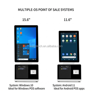Monitor de PC con Pantalla Táctil TFT de 15.6 Pulgadas, Sistema POS, Terminal de Pago Android de 11 Pulgadas, Caja Registradora para Comercio Minorista y Pequeñas Empresas - Product Image 3
