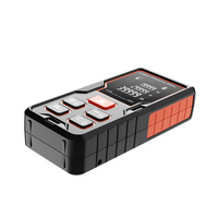 Nouveau design Norm, télémètre laser numérique portable noir 40m/100m avec mesure pythagorienne et calcul de surface/volume