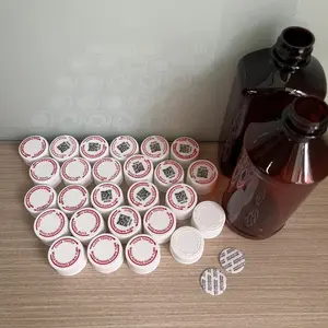 16oz xi lanh hổ phách chai chai nhựa cho wockhardt thuốc ho Syrup chai với CRC cap