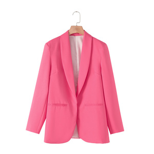 Nuevo Traje Elegante de Moda para Mujer, con Solapa, Sin Botones, de Color Sólido - Product Image 6