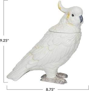 Tarro de almacenamiento de alimentos de cerámica blanca Galletas, dulces, nueces - Product Image 1