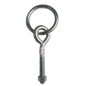 Custom Manufacturer Steel Eye Ring <b>Hook</b> Zinc Plated Closed Mouth Sheep Eye Machine for Hanging Applications Metric/Inch - Product Image 1