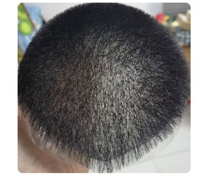 Prothèse capillaire pour hommes à <span class=keywords><strong>cheveux</strong></span> courts, base en PU, système de remplacement capillaire, ligne de <span class=keywords><strong>cheveux</strong></span> 100% naturelle, style coupe buzz, perruque pour <span class=keywords><strong>homme</strong></span> asiatique - Product Image 3