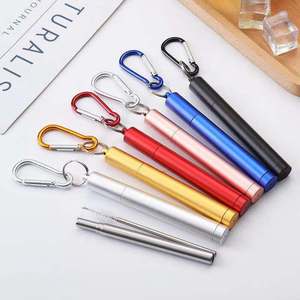 Offre spéciale ensemble de <span class=keywords><strong>paille</strong></span> <span class=keywords><strong>en</strong></span> <span class=keywords><strong>métal</strong></span> <span class=keywords><strong>pliable</strong></span> portable <span class=keywords><strong>en</strong></span> acier inoxydable <span class=keywords><strong>paille</strong></span> <span class=keywords><strong>pliable</strong></span> réutilisable - Product Image 1