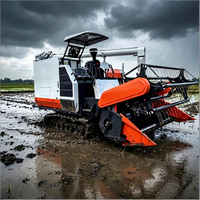 Moissonneuse-batteuse automotrice Wishope de haute qualité 100 CV pour riz et céréales à alimentation complète