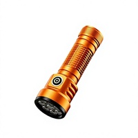 Lampe torche LED d'extérieur compacte et mini, pour usage domestique, autonomie ultra-longue, rechargeable via Type-C, 2400 lumens