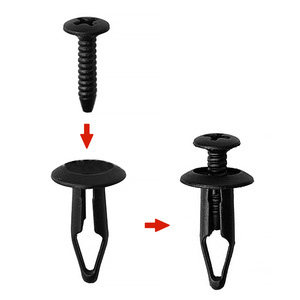 Car <b>Bumper</b> Fender Fastener 6.5mm Plastic Screw Rivet <b>Clip</b> For Chrysler Ford - Product Image 3