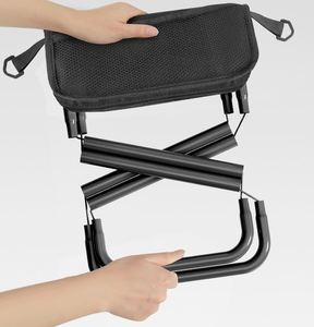 Chaise de camping pliante portable ultralégère en fer, siège compact durable, style minimaliste japonais, pour adultes, voyage, mobilier d'extérieur - Product Image 6