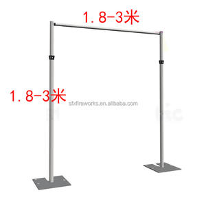 ديكور حفلات بالجملة ألومنيوم زهور لامعة جدار صور لحفلات الزفاف ستارة خلفية من مواسير قابلة للتعديل - Product Image 4