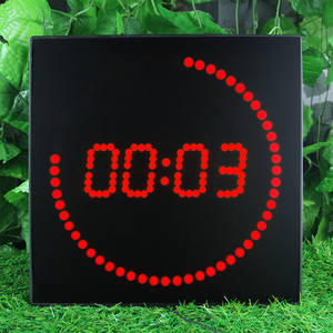 CHEETIE CP100 Đồng Hồ Thời Gian Hiển Thị Thời Gian Thiết Kế Mới Mỗi Giây Thêm 1 Chấm Đồng Hồ Treo Tường LED Chấm Siêu Sáng - Product Image 3