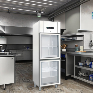 Thương mại công suất lớn Tủ đông tiếp cận trong tủ lạnh nhiệt độ đôi cửa thương mại tiếp cận trong tủ lạnh - Product Image 4