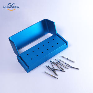 Huacera 4104A Kit di frese diamantate laboratorio dentale in carburo di alta qualità punte Router per fresatrice intarsio preparazione Onlay per - Product Image 6