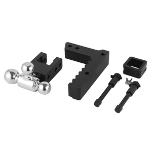 Attelage de remorque pour bateau en alliage d'aluminium à double rotule, 2 pouces et 1 <span class=keywords><strong>7</strong></span>/8 pouces, montage réglable, nouveau remplacement, accessoires de remorque - Product Image 5