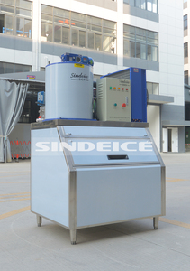 SINDEICE 0.5 Ton 500 KG Commercial Flake <b>Ice</b> <b>Machine</b> Best Air-Cooled Maker With Pump Core Components Factory Direct Price Flake - Product Image 5