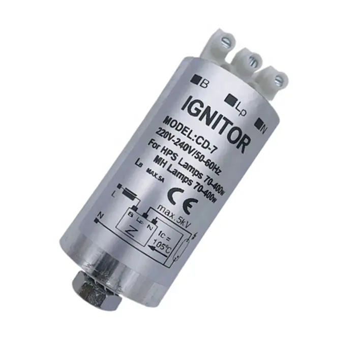 Encendedor eléctrico para lámpara de haluro metálico de sodio, 150W, 250W, 400W, 70-400W, CD-7, venta de fábrica