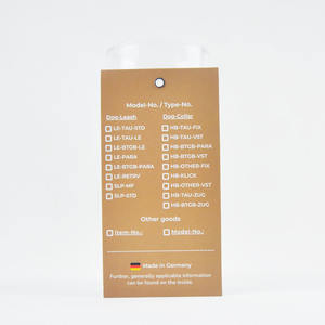 Étiquettes de vêtements en papier de haute qualité, personnalisables avec impression et estampage, nouveau design tendance - Product Image 2