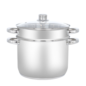 Olla <span class=keywords><strong>Vaporera</strong></span> Comercial de <span class=keywords><strong>Acero</strong></span> <span class=keywords><strong>Inoxidable</strong></span>, Olla Grande para Cocinar Pasta con Colador - Product Image 5