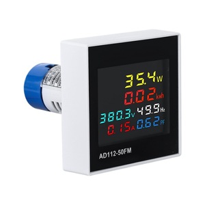 SDHRMZDH <b>Three</b> Phase Energy Meter AD112-50FM LED Display 380V Household Power Voltage Current Frequency Monitor - Product Image 1
