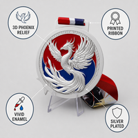 Médaille personnalisée en émail, en alliage de zinc, avec gaufrage 3D, pour marathon, course, récompense, souvenir de course virtuelle, avec ruban imprimé