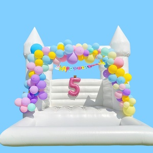 Piscina de Bolas Blanca Suave con Tobogán para Niños, Uso Escolar y Residencial, Equipo de Juegos Interior/Exterior para Niños Pequeños - Product Image 1