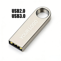 Flashdisk USB Logo Kustom Baru 2026 16GB 32GB 64GB Tahan Air Logam USB 2.0 Pen Drive Hadiah Promosi Bisnis Grosir Garansi 2 Tahun