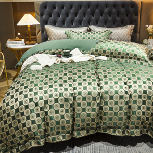 Cotton Jacquard Thiết Kế Duvet Cover Set Giá Rẻ Comforter Bao Gồm Bộ - Product Image 6