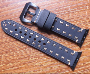 Correa de cuero <span class=keywords><strong>para</strong></span> apple <span class=keywords><strong>watch</strong></span>, correa de reloj de moda <span class=keywords><strong>para</strong></span> <span class=keywords><strong>iphone</strong></span> iwatch series 7 6 de 41mm y 45mm - Product Image 4