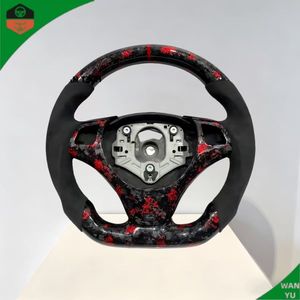 Volante Deportivo Personalizado de Fibra de Carbono Forjado Blanco para <span class=keywords><strong>BMW</strong></span> Serie 3 E90 E92 330i <span class=keywords><strong>330d</strong></span> Coupé 335i Coupé 318i 2003-2012, Interior de Auto - Product Image 4