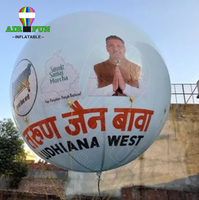 Ballon gonflable géant personnalisé publicité gonflant éclairage ballon à hélium en PVC